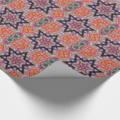 Davidsstern - Kundengerechtes LeinenPackpapier Geschenkpapier (Ecke)