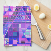 Davidsstern Mosaik Handtuch (Viertel Falte)