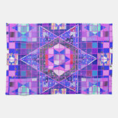 Davidsstern Mosaik Handtuch (Horizontal)