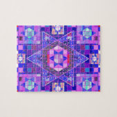 Davidsstern Mosaik Puzzle (Horizontal)