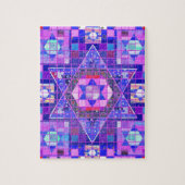 Davidsstern Mosaik Puzzle (Vertikal)