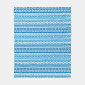 Davidsstern Muster Fleecedecke (Vorderseite)