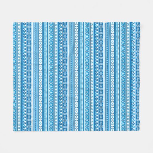 Davidsstern Muster Fleecedecke (Vorderseite (Horizontal))