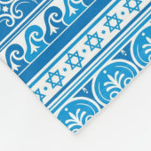 Davidsstern Muster Fleecedecke (Ecke)