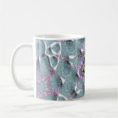 Davidsstern Spitze-Hintergrund Kaffeetasse (Links)