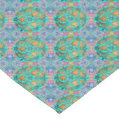 Davidsstern Türkisgeldstrafe Tischdecke (Schrägansicht)