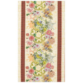 Davidsstern Und Blumen-Tischdecke Tischdecke (Vorderseite)