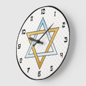 Davidsstern Wanduhr (Winkel)