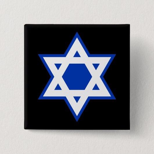Davidstern Button (Vorderseite)