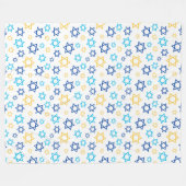 Davidstern-Flanelldecke Fleecedecke (Vorderseite (Horizontal))