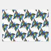 Davidstern- Geschenkpapier Set (Vorderseite 3)