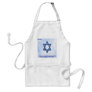 Davidstern & Lustige jüdische Sprichwort-Geschenke Schürze