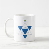 Davidstern zu Weihnachten Kaffeetasse (Links)