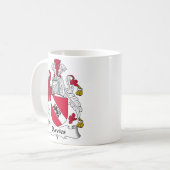 Davies-Familienwappen Kaffeetasse (Vorderseite Links)