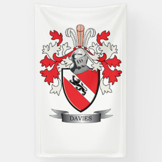 Davies-Familienwappen-Wappen Banner