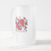 Davies-Tasse Mattglas Bierglas (Vorderseite Links)