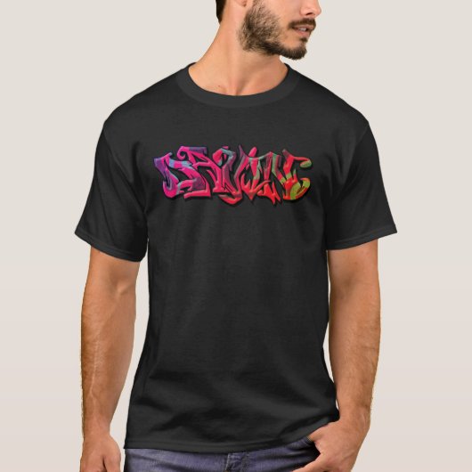 Davin Graffiti Name T-Shirt (Vorderseite)