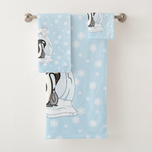 Davin und Annie das Pinguins-Handtuch-Set Badhandtuch Set (Insitu)