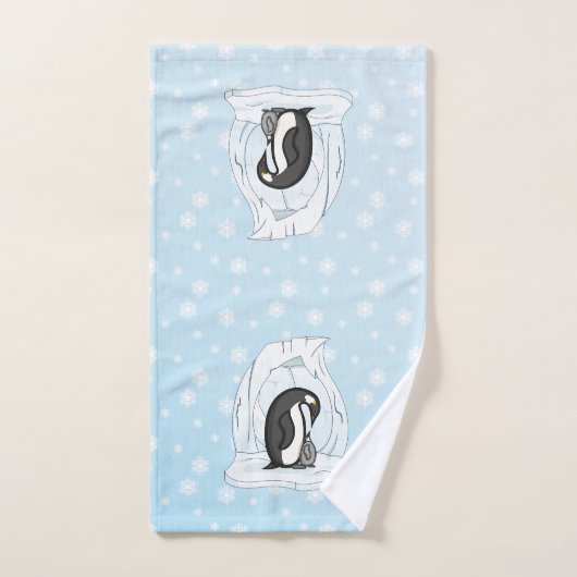Davin und Annie das Pinguins-Handtuch-Set Badhandtuch Set (Handtuch)