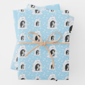 Davin und Annie das Pinguins Wrapping Paper Set Geschenkpapier Set (Beispiel)