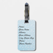 Davin und Annie der Pinguin-Gepäckanhänger Gepäckanhänger (Rückseite vertikal)