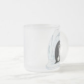 Davin und Annie die Penguins-Tasse Mattglastasse (VorderseiteRechts)