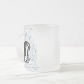 Davin und Annie die Penguins-Tasse Mattglastasse (Vorderseite Links)