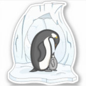 Davin und Annie die Pinguine-Contour-Sticker Aufkleber (Vorderseite)
