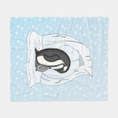 Davin und Annie die Pinguine Fleece Blanket (Vorderseite (Horizontal))