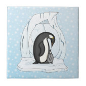 Davin und Annie die Pinguine-Tile Fliese (Vorderseite)