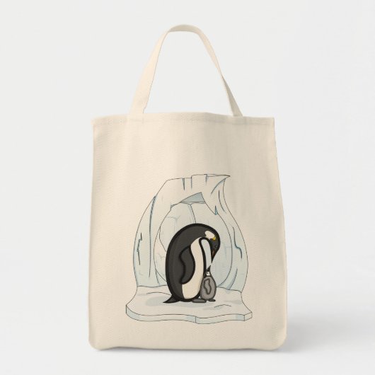 Davin und Annie die Pinguine Tote Bag Tragetasche (Vorne)