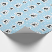 Davin und Annie die Pinguine Wrapping Paper Geschenkpapier (Ecke)