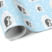 Davin und Annie die Pinguine Wrapping Paper Geschenkpapier (Rolleneckpunkt)