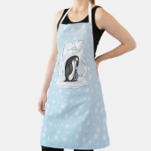 Davin und Annie die Pinguins All-Over-Print-Schürz Schürze (InSitu)