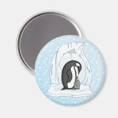 Davin und Annie the Penguins Magnet (Vorderseite/Rückseite)