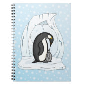 Davin und Annie the Penguins-Notebook Notizblock (Vorderseite)