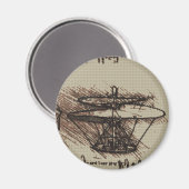 DAVINCI HELO Cross Stitch Design Magnet (Vorderseite/Rückseite)