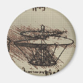 DAVINCI HELO Cross Stitch Design Magnet (Vorne)