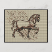 DAVINCI HORSE POSTKARTE (Vorderseite)