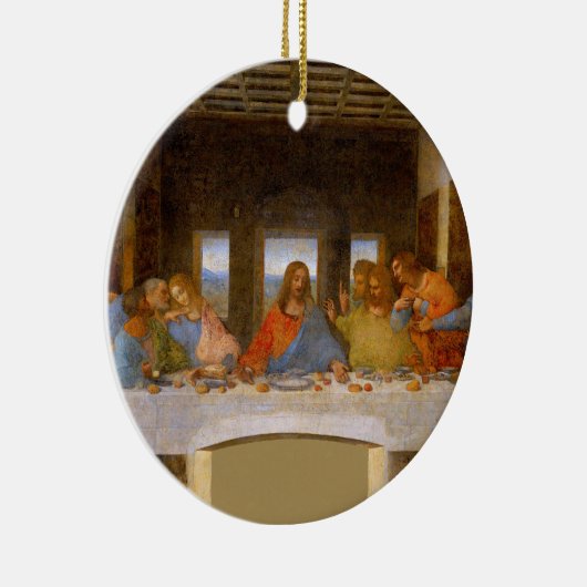 Davinci Last Supper Fine Art Print Artwork Keramikornament (Rechts)