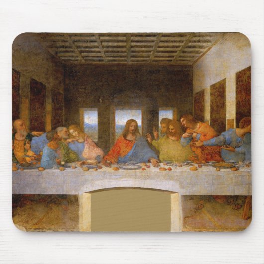 Davinci Last Supper Fine Art Print Artwork Mousepad (Vorne)