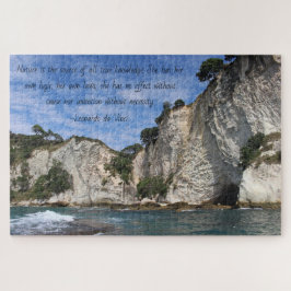 DaVinci Natur-Zitat-Puzzlespiel Puzzle