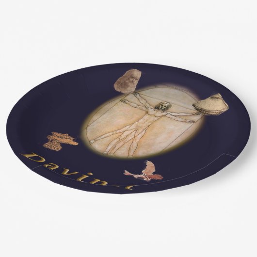 Davinci Pappteller (Schrägansicht)