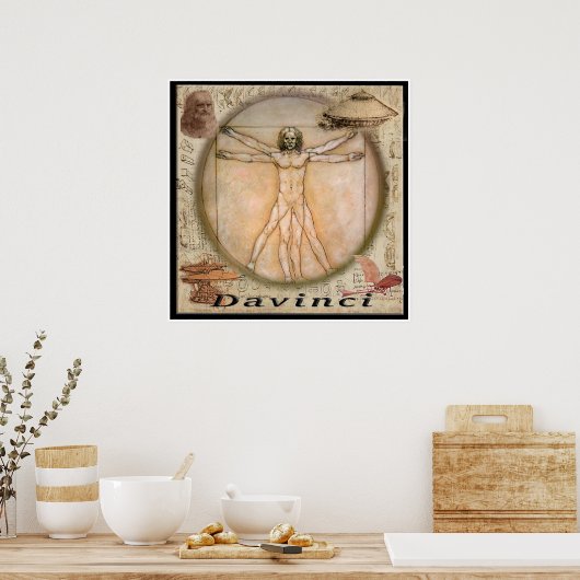 Davinci Poster (Küche)