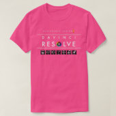 Davinci Resolve , Apparels Zubehör Essential  T-Shirt (Design vorne)
