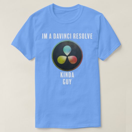 Davinci Resolve Kinda Typ T-Shirt (Design vorne)