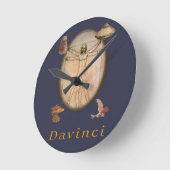Davinci Runde Wanduhr (Winkel)