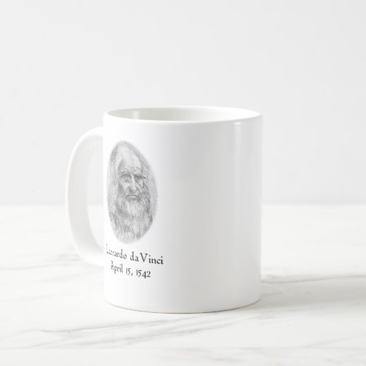 daVinci Tasse (Vorderseite Links)