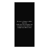 DaVinci Vitruvian Mann Chakra Farben Werbekarte (Hinten)