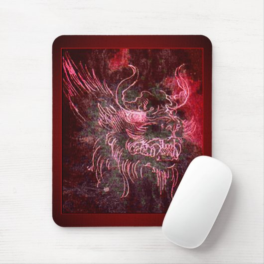 Davincis Drache Mousepad (Mit Mouse)